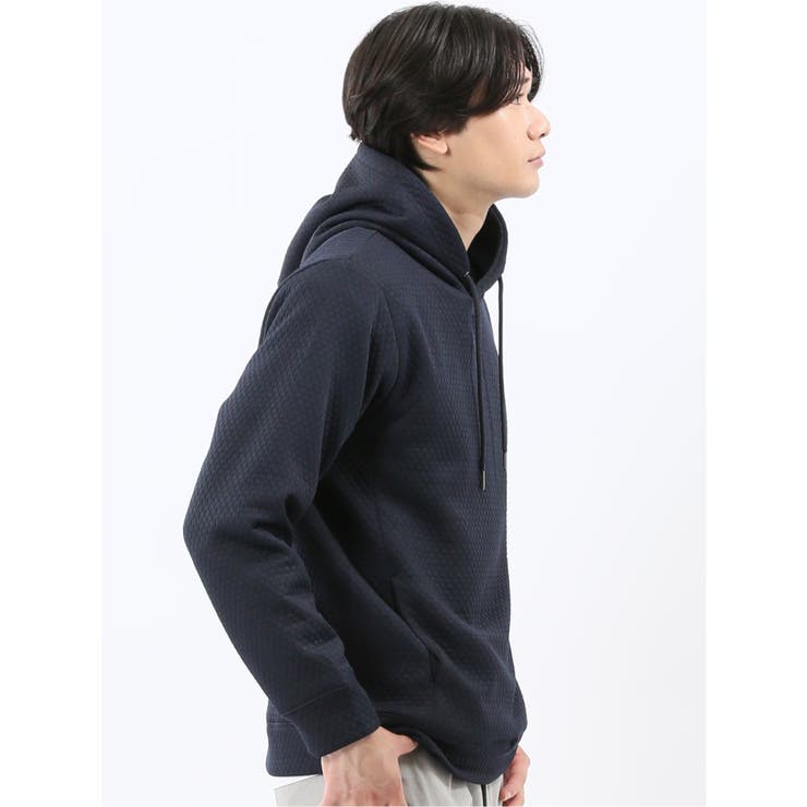 ふくれジャガード 長袖プルパーカー | TAKA-Q MEN | 詳細画像31 