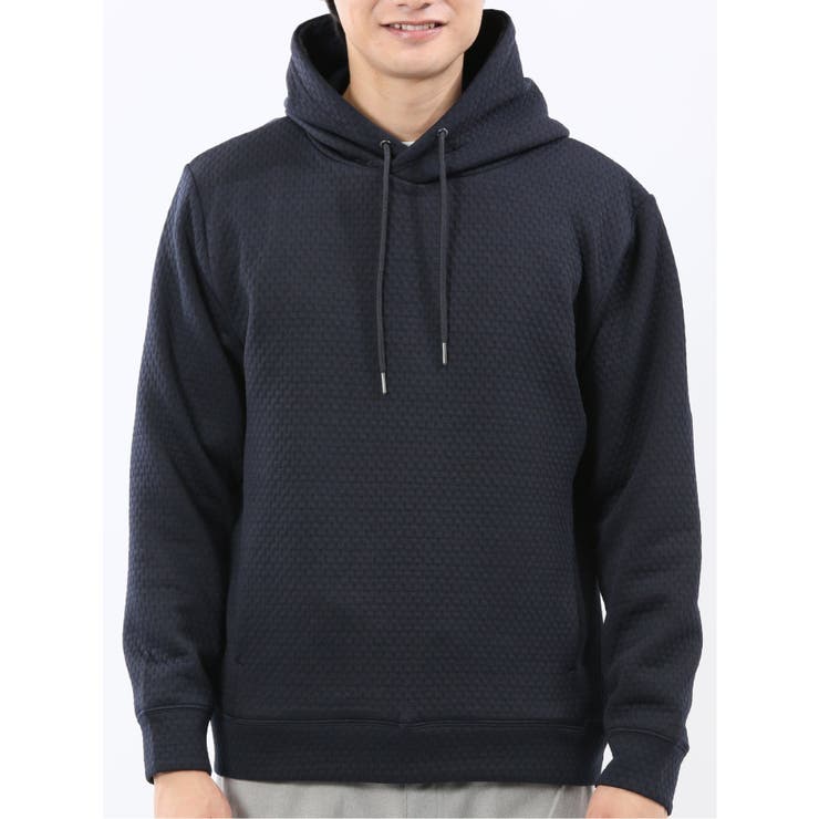 ふくれジャガード 長袖プルパーカー | TAKA-Q MEN | 詳細画像33 