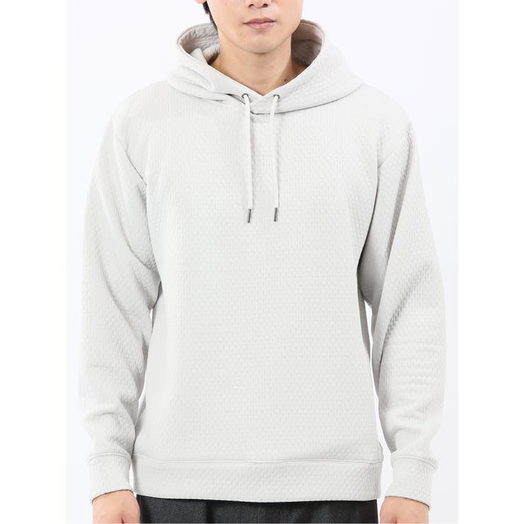 ふくれジャガード 長袖プルパーカー | TAKA-Q MEN | 詳細画像6 