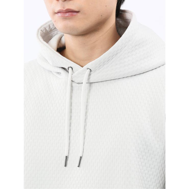 ふくれジャガード 長袖プルパーカー | TAKA-Q MEN | 詳細画像9 