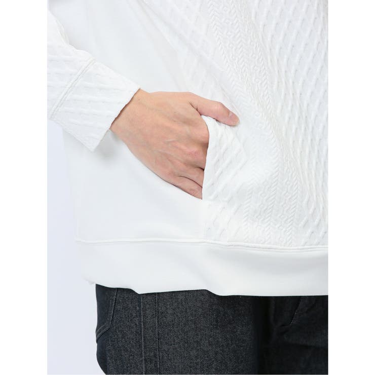 ふくれケーブル×ダンボール プルパーカー | TAKA-Q MEN | 詳細画像11 