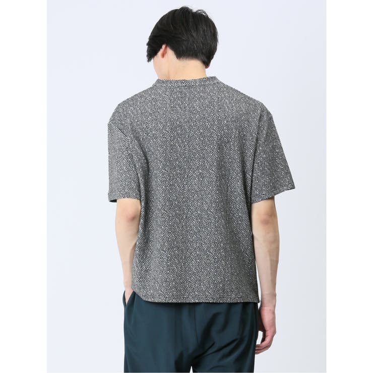 ふくれカルゼ Vネック半袖Ｔシャツ | TAKA-Q MEN | 詳細画像13 