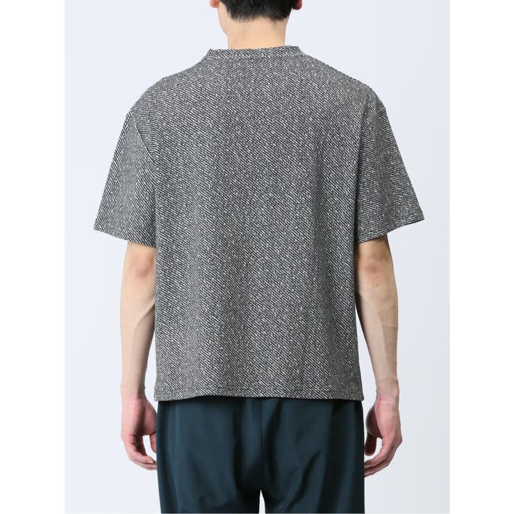 ふくれカルゼ Vネック半袖Ｔシャツ | TAKA-Q MEN | 詳細画像17 