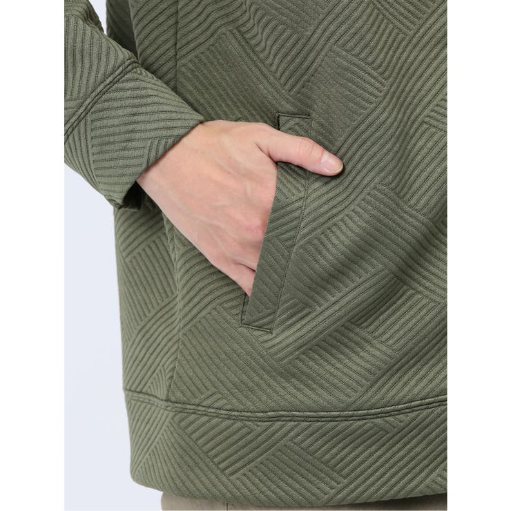 ジオメトリックジャガード フルZIPパーカー | TAKA-Q MEN | 詳細画像10 