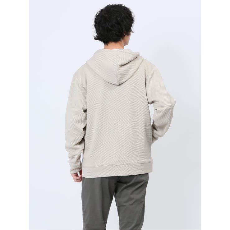 ジオメトリックジャガード フルZIPパーカー | TAKA-Q MEN | 詳細画像14 