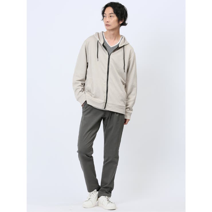 ジオメトリックジャガード フルZIPパーカー | TAKA-Q MEN | 詳細画像16 