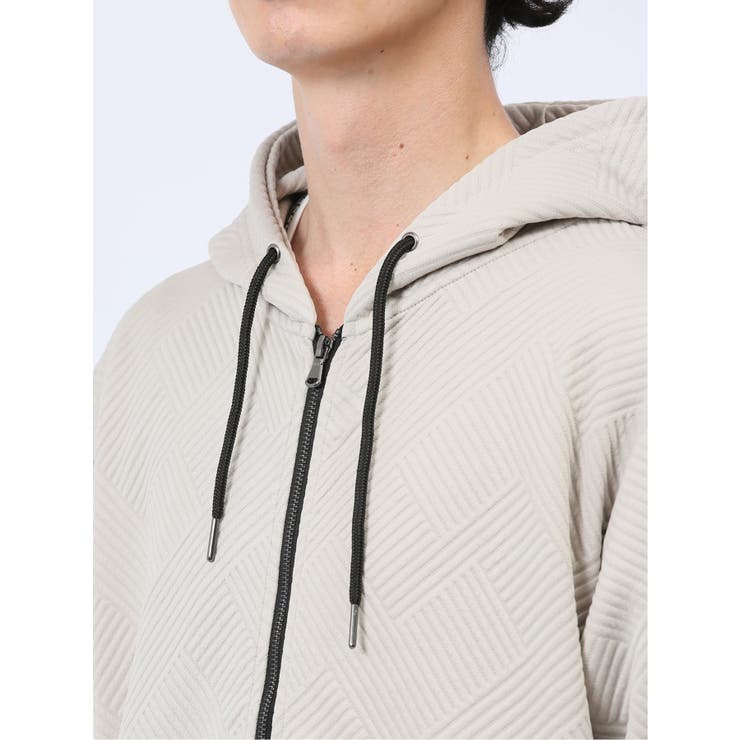 ジオメトリックジャガード フルZIPパーカー | TAKA-Q MEN | 詳細画像20 