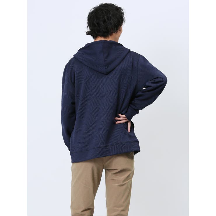 ジオメトリックジャガード フルZIPパーカー | TAKA-Q MEN | 詳細画像24 