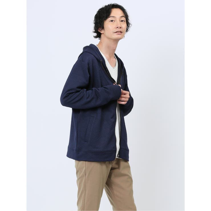 ジオメトリックジャガード フルZIPパーカー | TAKA-Q MEN | 詳細画像25 