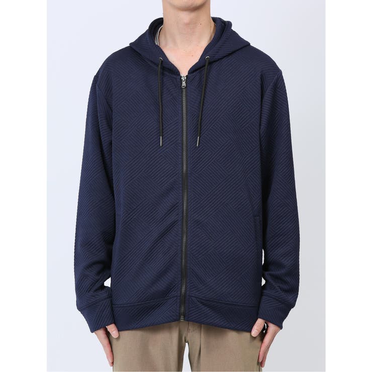 ジオメトリックジャガード フルZIPパーカー | TAKA-Q MEN | 詳細画像27 