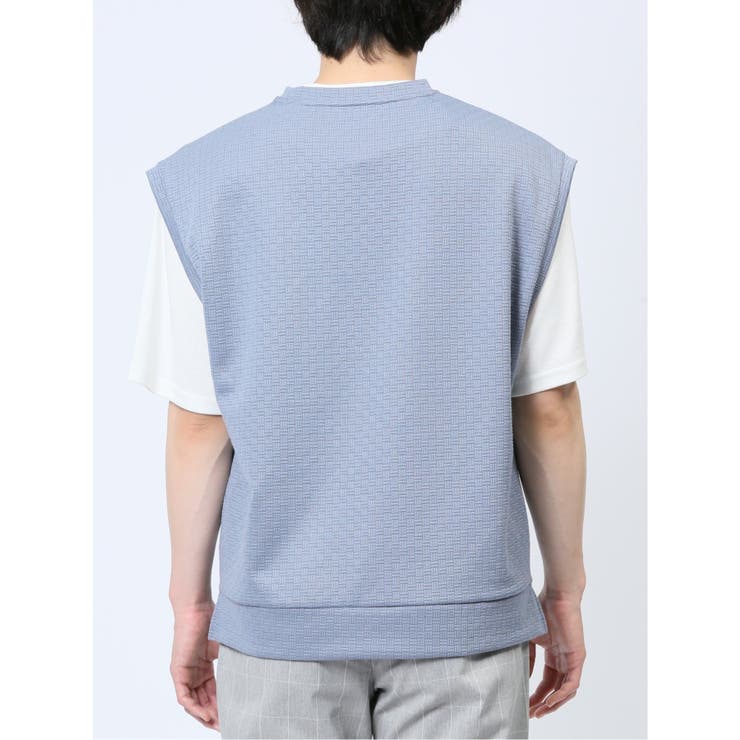 クルーネックベスト&半袖Tシャツ アンサンブル | TAKA-Q MEN | 詳細画像31 