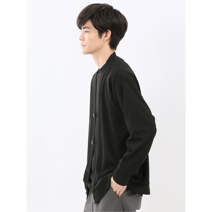 ストレッチ ワッフル Vネックカーディガン | TAKA-Q MEN | 詳細画像2 
