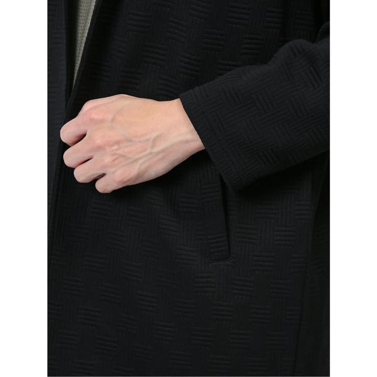 ふくれチェックジャガード フーディガン | TAKA-Q MEN | 詳細画像10 