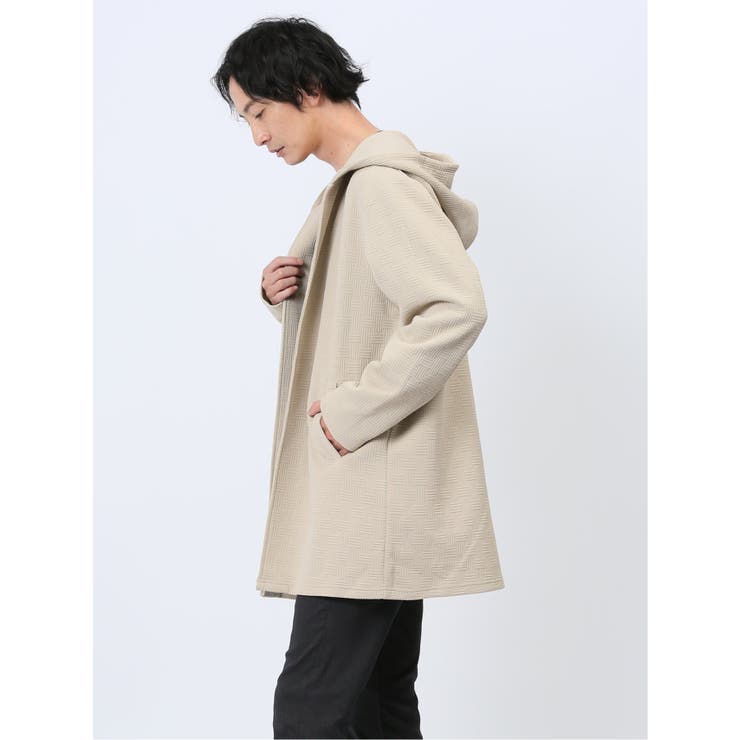 ふくれチェックジャガード フーディガン | TAKA-Q MEN | 詳細画像13 