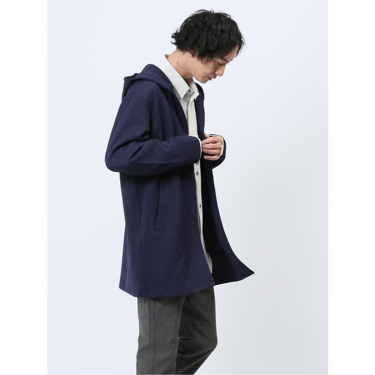 ふくれチェックジャガード フーディガン | TAKA-Q MEN | 詳細画像26 