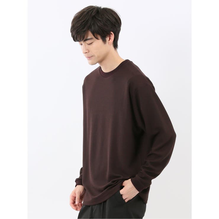 ストレッチ ワッフル クルー長袖プルオーバー | TAKA-Q MEN | 詳細画像32 