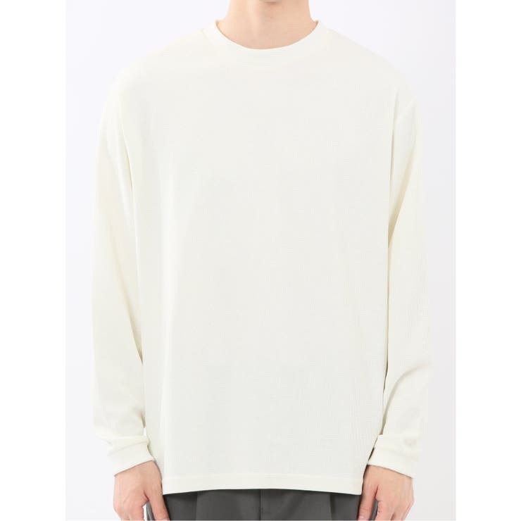 ストレッチ ワッフル クルー長袖プルオーバー | TAKA-Q MEN | 詳細画像6 