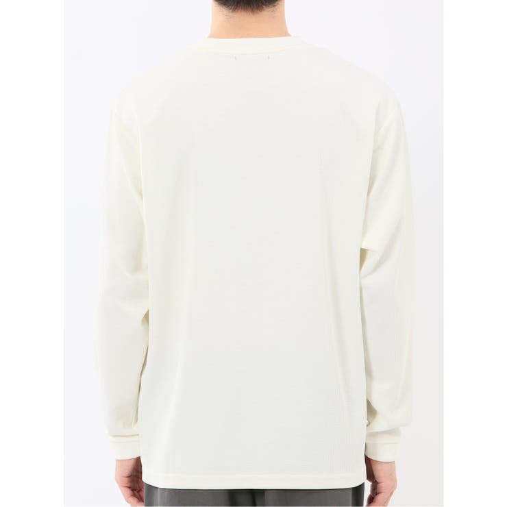 ストレッチ ワッフル クルー長袖プルオーバー | TAKA-Q MEN | 詳細画像8 