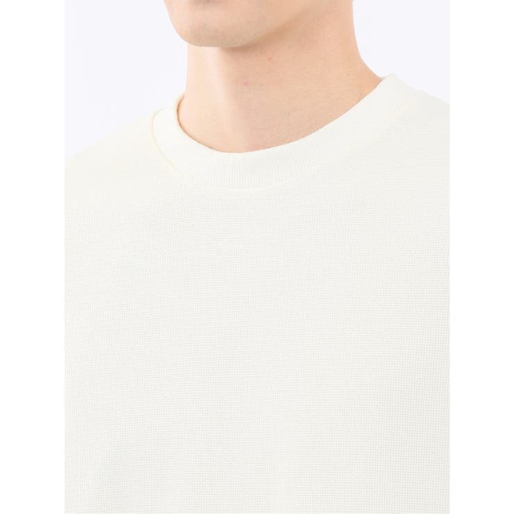 ストレッチ ワッフル クルー長袖プルオーバー | TAKA-Q MEN | 詳細画像9 