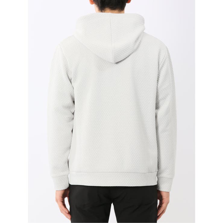 ふくれジャガード 長袖ジップパーカー | TAKA-Q MEN | 詳細画像8 