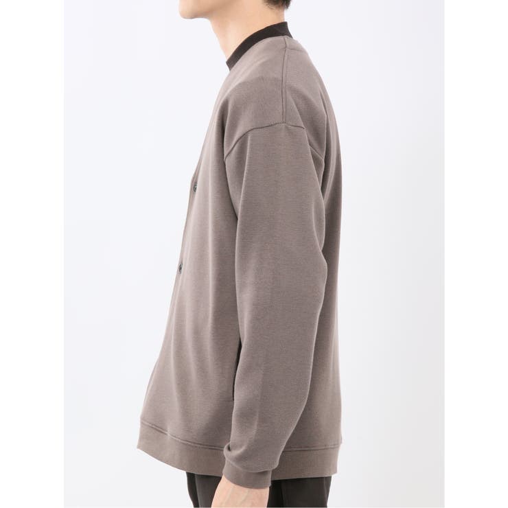 ダブルフェイスカノコ Vネックカーディガン | TAKA-Q MEN | 詳細画像17 