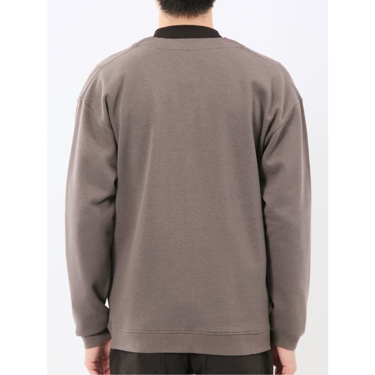 ダブルフェイスカノコ Vネックカーディガン | TAKA-Q MEN | 詳細画像18 