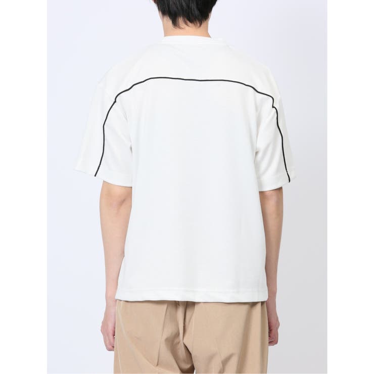 パイピング クルーネック半袖Tシャツ | TAKA-Q MEN | 詳細画像7 