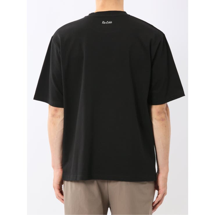 綿100% ロゴ刺繍 クルーネック半袖Tシャツ | TAKA-Q MEN | 詳細画像22 