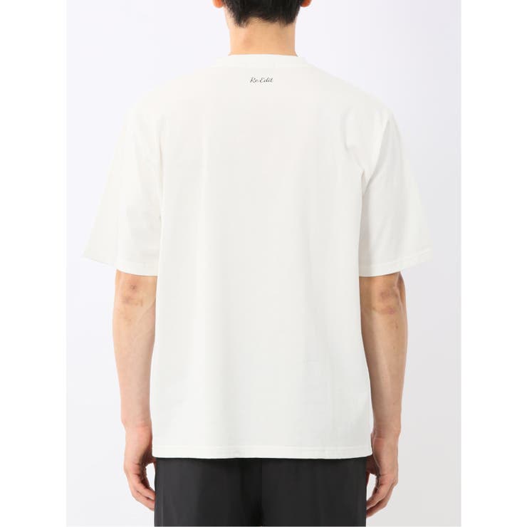 綿100% ロゴ刺繍 クルーネック半袖Tシャツ | TAKA-Q MEN | 詳細画像9 