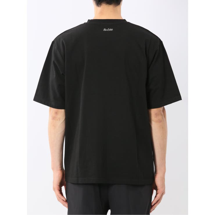 綿100% ロゴ刺繍 クルーネック半袖Tシャツ | TAKA-Q MEN | 詳細画像9 