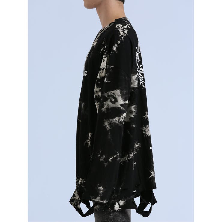 SD×PSYCHONATION チェーンアイコンダメージ クルー長袖Tシャツ | TAKA-Q MEN | 詳細画像26 