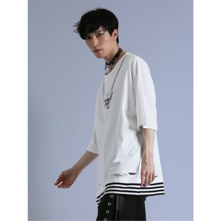 SD×PSYCHONATION フェイクレイヤード ダメージ | TAKA-Q MEN | 詳細画像14 