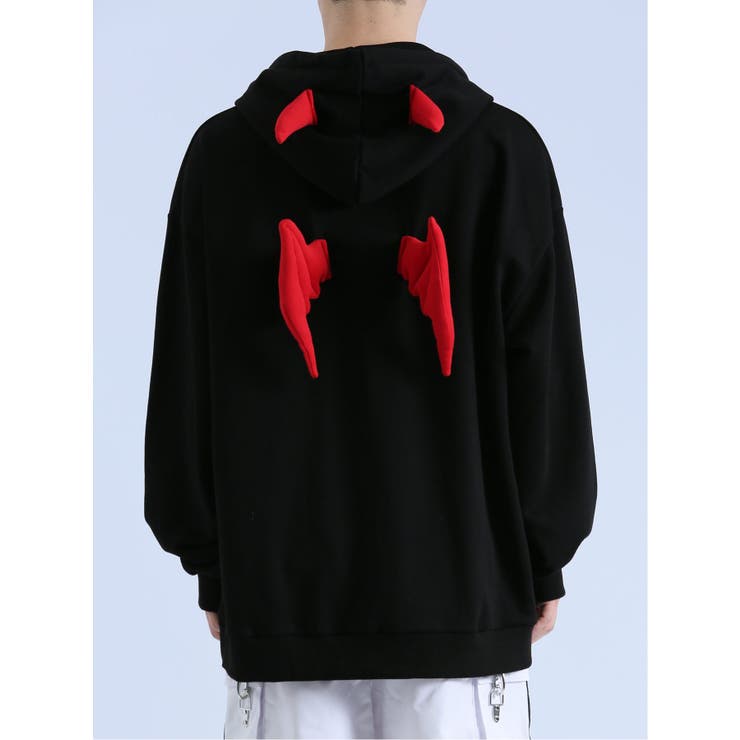 SD×PSYCHONATION デビル ZIPパーカー[品番：TKQJ0020641]｜TAKA-Q MEN