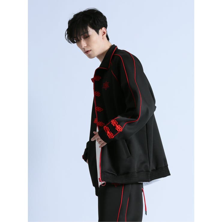 SD×PSYCHONATION チャイナパイピング ジャージジャケット[品番