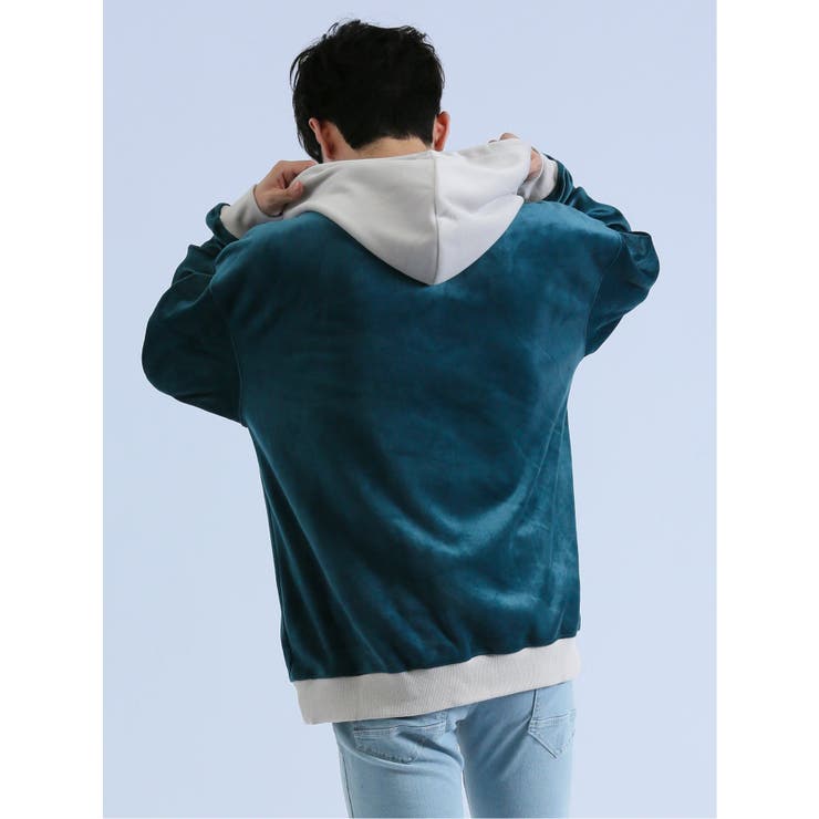ベロアハーフZIP プルパーカー | TAKA-Q MEN | 詳細画像22 