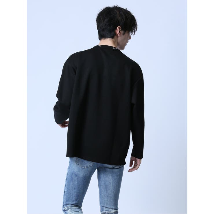 ネックレス付き クルーネック長袖Tシャツ[品番:TKQJ0023803 ネックレス付き クルーネック長袖Tシャツ[品番:TKQJ0023803