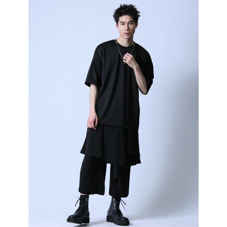 ネックレス付き クルーネック半袖Tシャツ[品番：TKQJ0022192