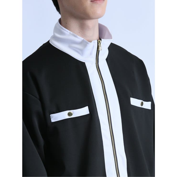セマンティックデザイン】バイカラー トラックジャケット[品番：TKQJ0021764]｜TAKA-Q  MEN（タカキュー）のメンズファッション通販｜SHOPLIST（ショップリスト）