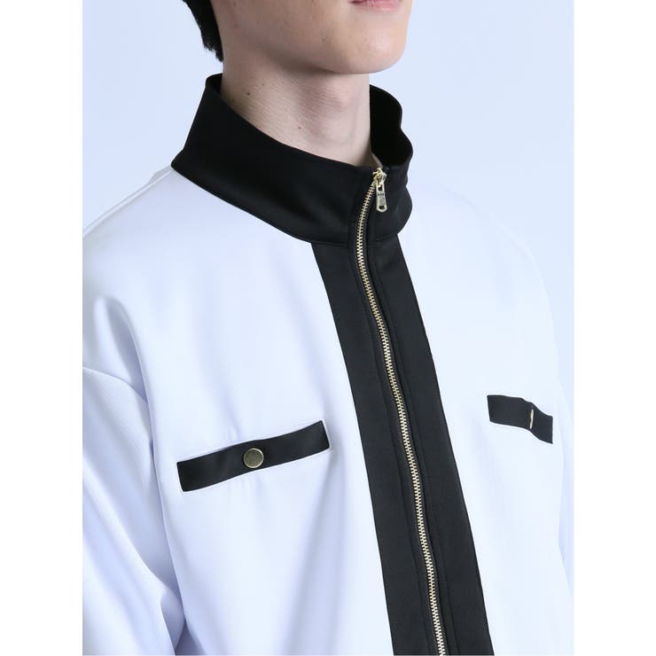 セマンティックデザイン】バイカラー トラックジャケット[品番：TKQJ0021764]｜TAKA-Q  MEN（タカキュー）のメンズファッション通販｜SHOPLIST（ショップリスト）