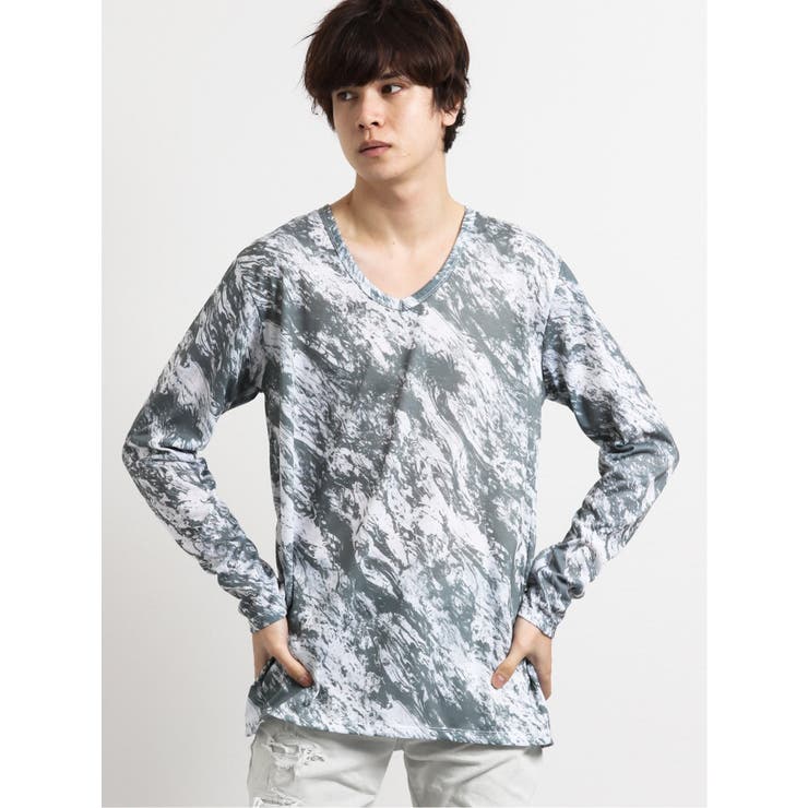 SHELLAC Vネック長袖Tシャツ 48 SHELLAC Vネック長袖Tシャツ 48 トップス