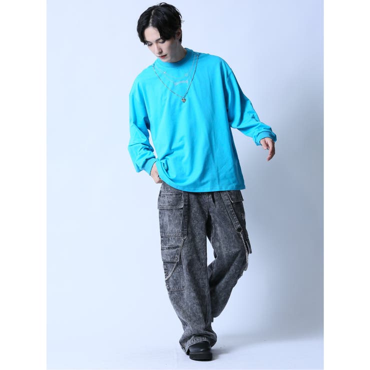 ネックレス付き クルーネック長袖Tシャツ | TAKA-Q MEN | 詳細画像11 