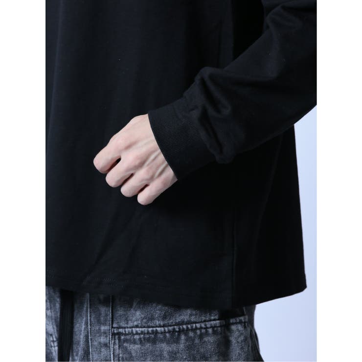 ネックレス付き クルーネック長袖Tシャツ[品番：TKQJ0024043