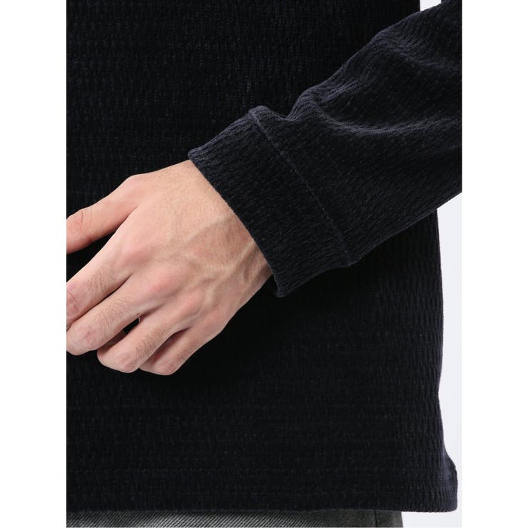 ストレッチ モールジャガード クルーネック長袖Tシャツ | TAKA-Q MEN | 詳細画像38 