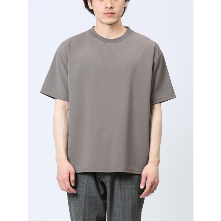 ふくれストライプ クルーネック半袖Tシャツ | TAKA-Q MEN | 詳細画像10 