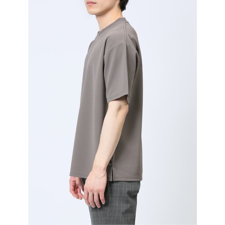 ふくれストライプ クルーネック半袖Tシャツ | TAKA-Q MEN | 詳細画像11 