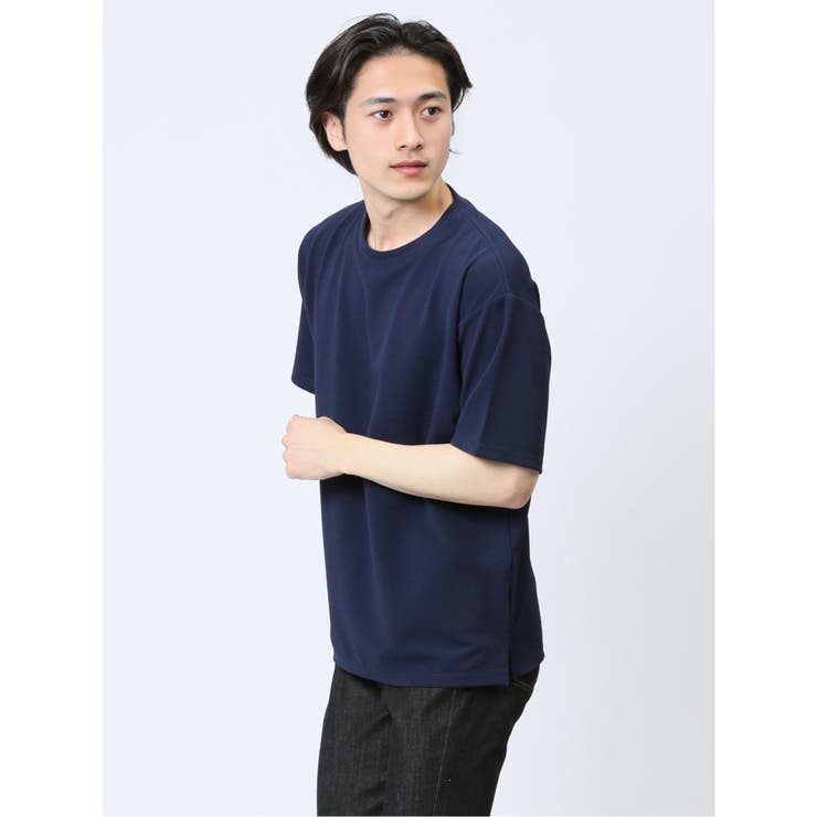 ふくれストライプ クルーネック半袖Tシャツ | TAKA-Q MEN | 詳細画像31 
