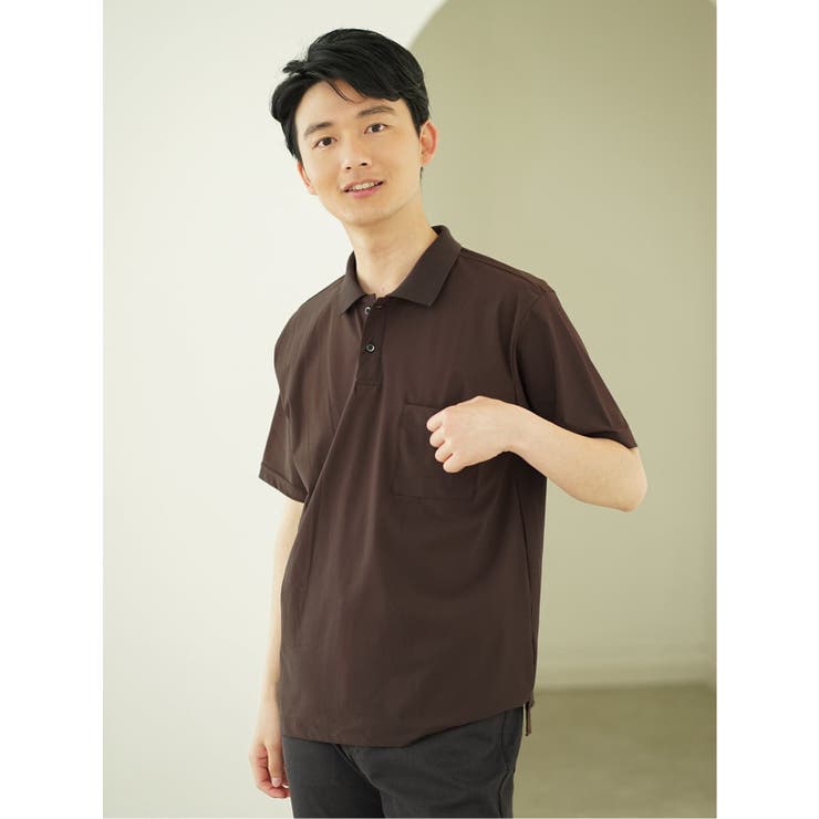 人気の雑貨がズラリ！ 接触冷感 吸水速乾 半袖ポロシャツ[品番：TKQJ0022580]｜TAKA-Q Lサイズ