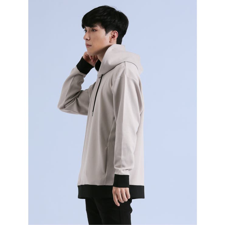 ダンボール リブ配色切替 長袖プルパーカー[品番：TKQJ0019824]｜TAKA-Q  MEN（タカキュー）のメンズファッション通販｜SHOPLIST（ショップリスト）