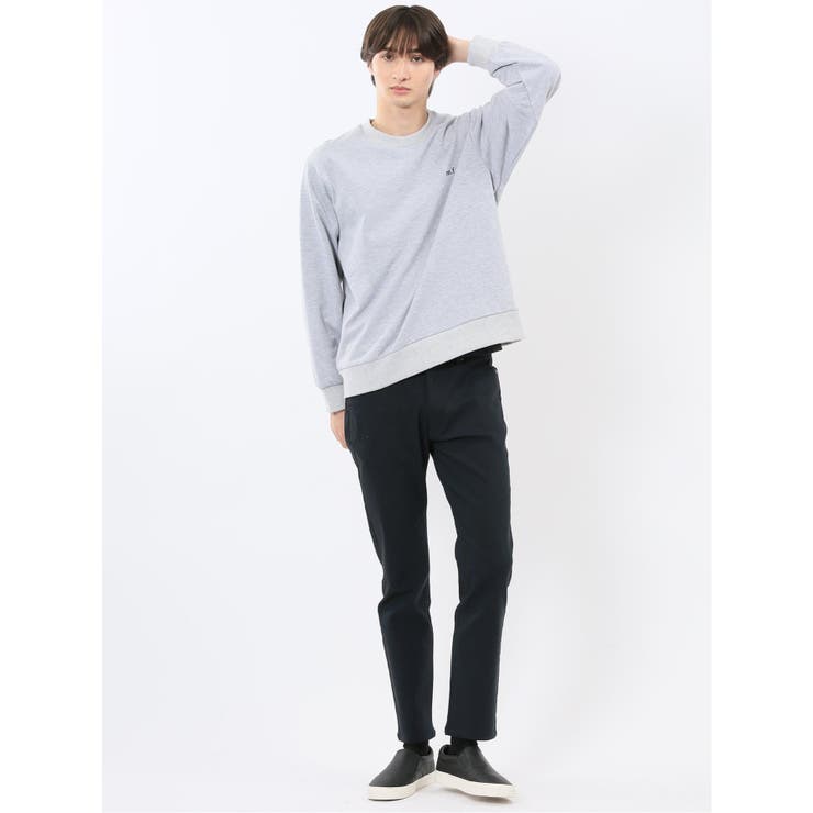 ロゴ刺繍 裏毛スエットトレーナー | TAKA-Q MEN | 詳細画像5 