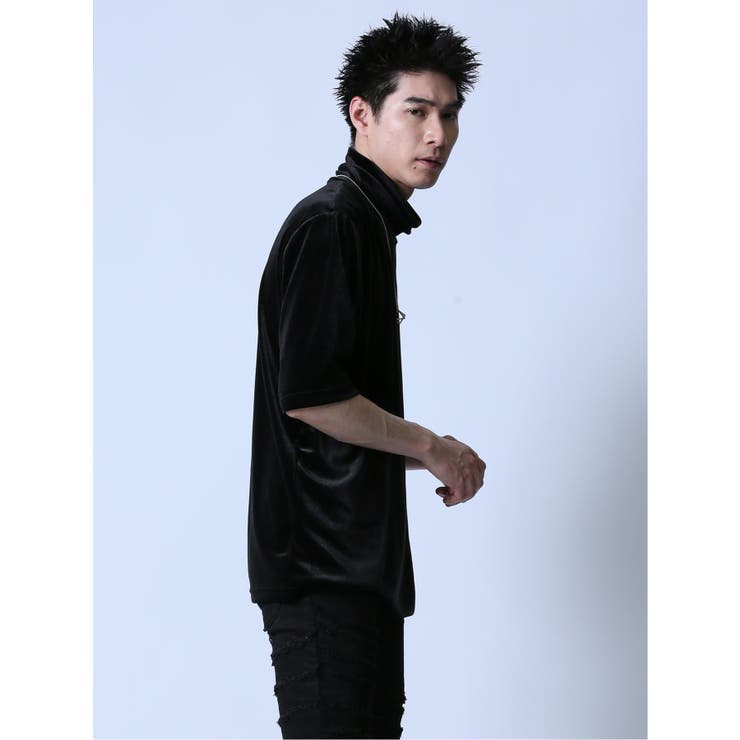 ネックレス付き タートル半袖Tシャツ | TAKA-Q MEN | 詳細画像13 